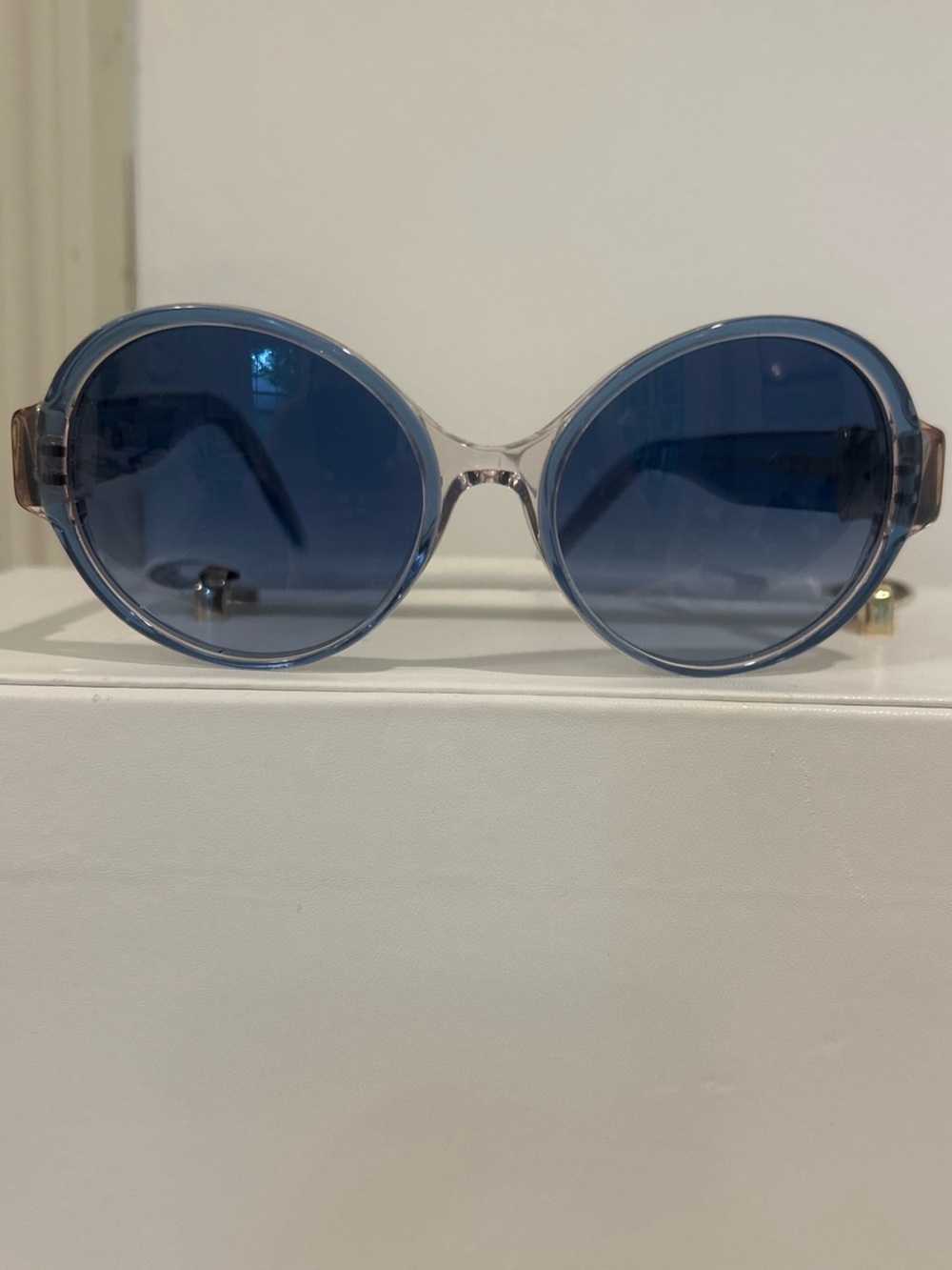 Blue Round Women's Sunglasses - Robert Marc NYC